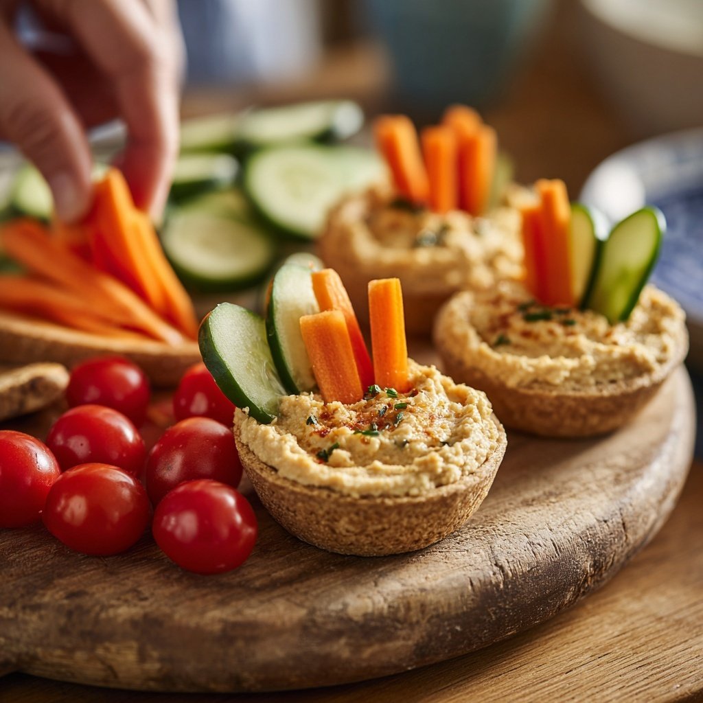 Healthy Snack Hummus Snack Boxes