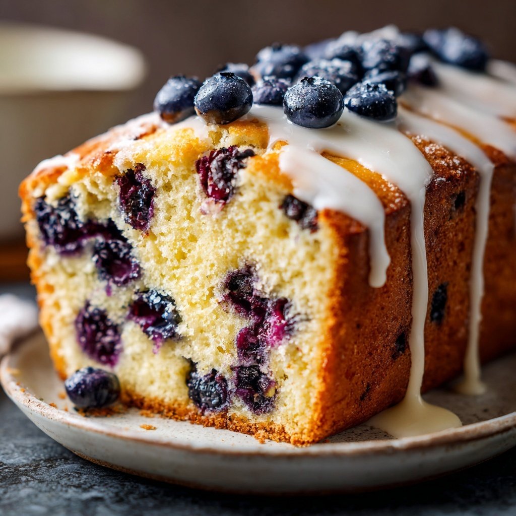 Baking & Desserts Lemon Blueberry Loaf Cake