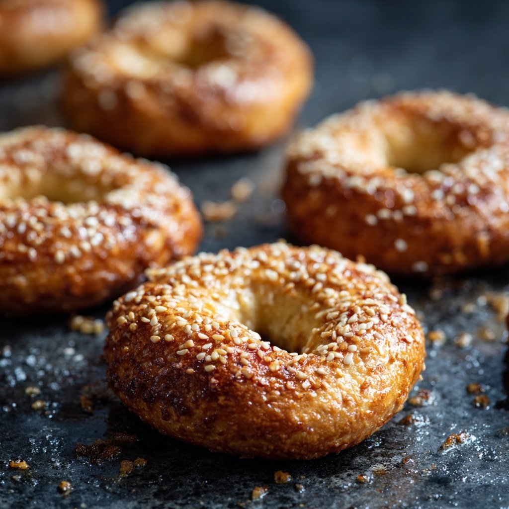Soft Honey Wheat Yogurt Bagels