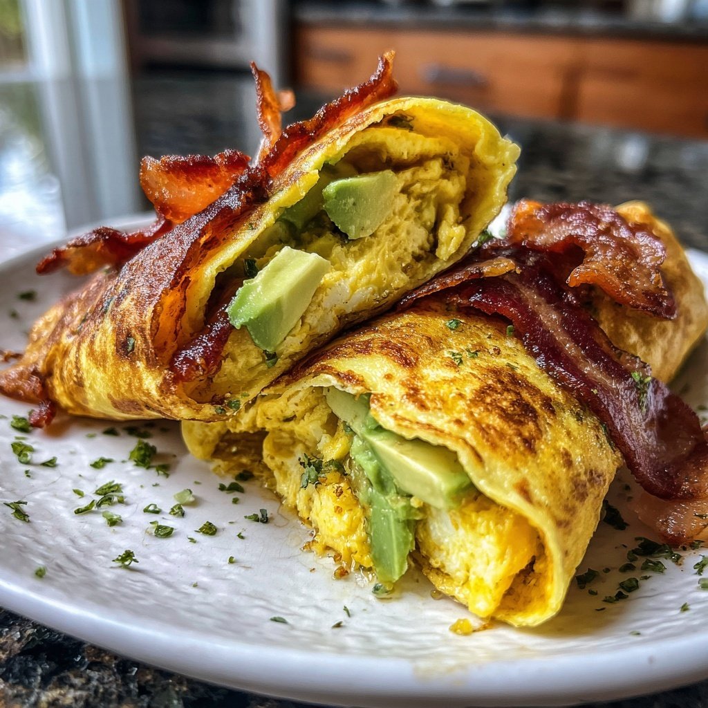 Keto Breakfast Egg Wraps
