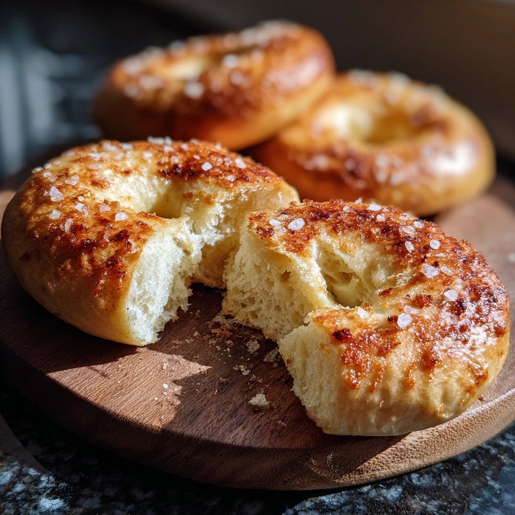 Two Ingredient Yogurt Bagels