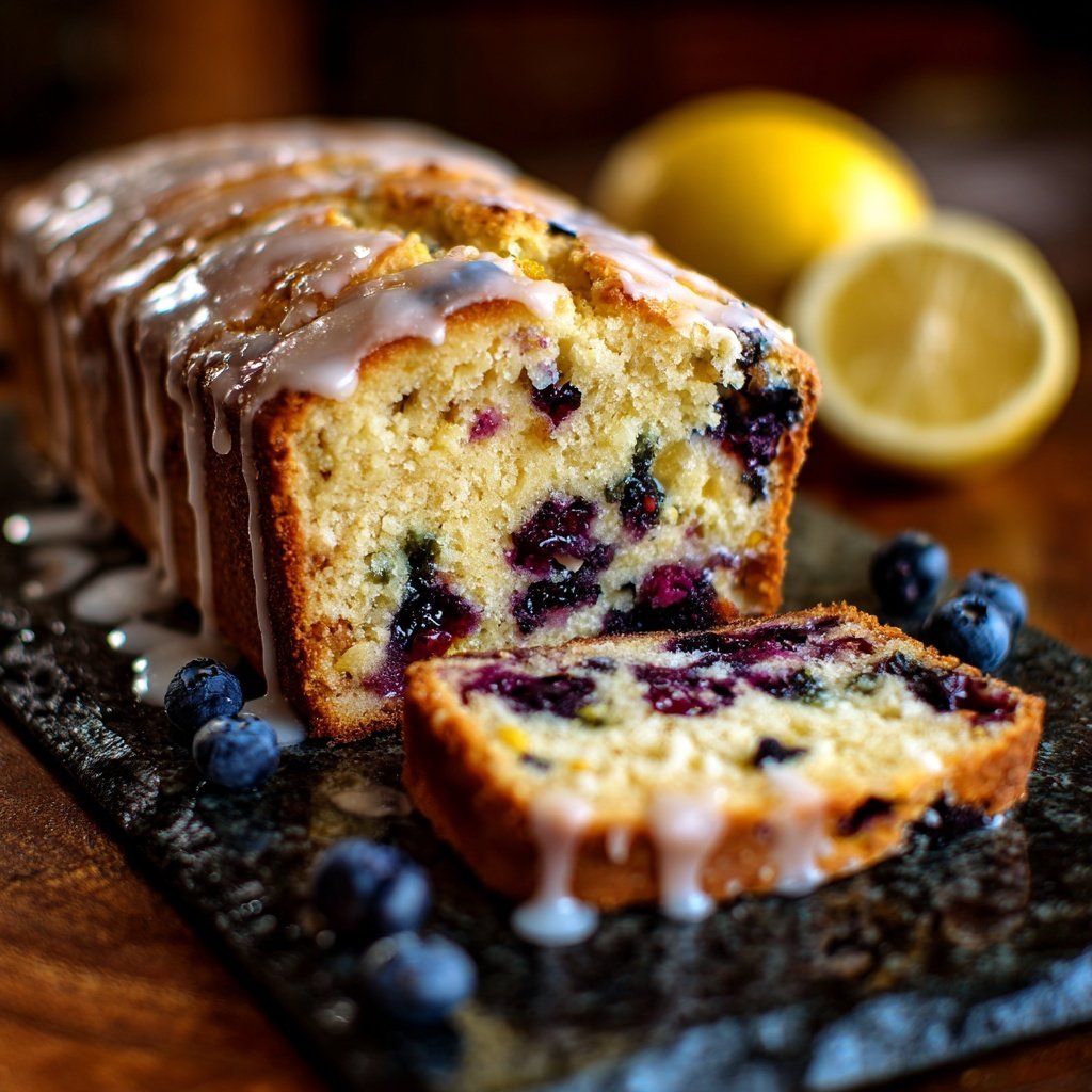 Lemon Blueberry Morning Bread
