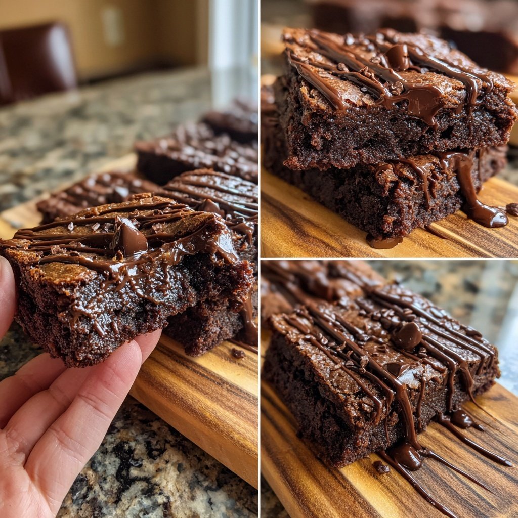 Double Chocolate Fudge Brownies