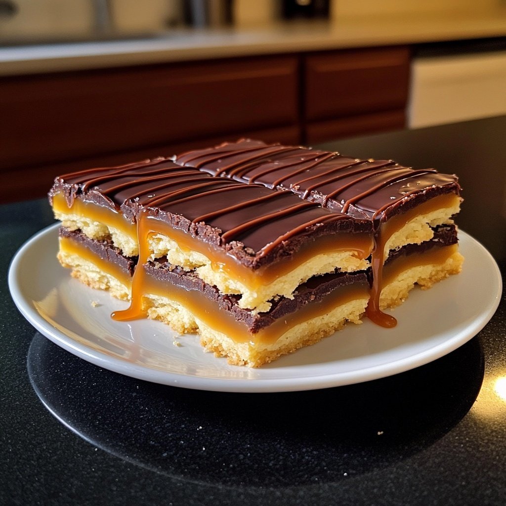Chocolate Caramel Shortbread