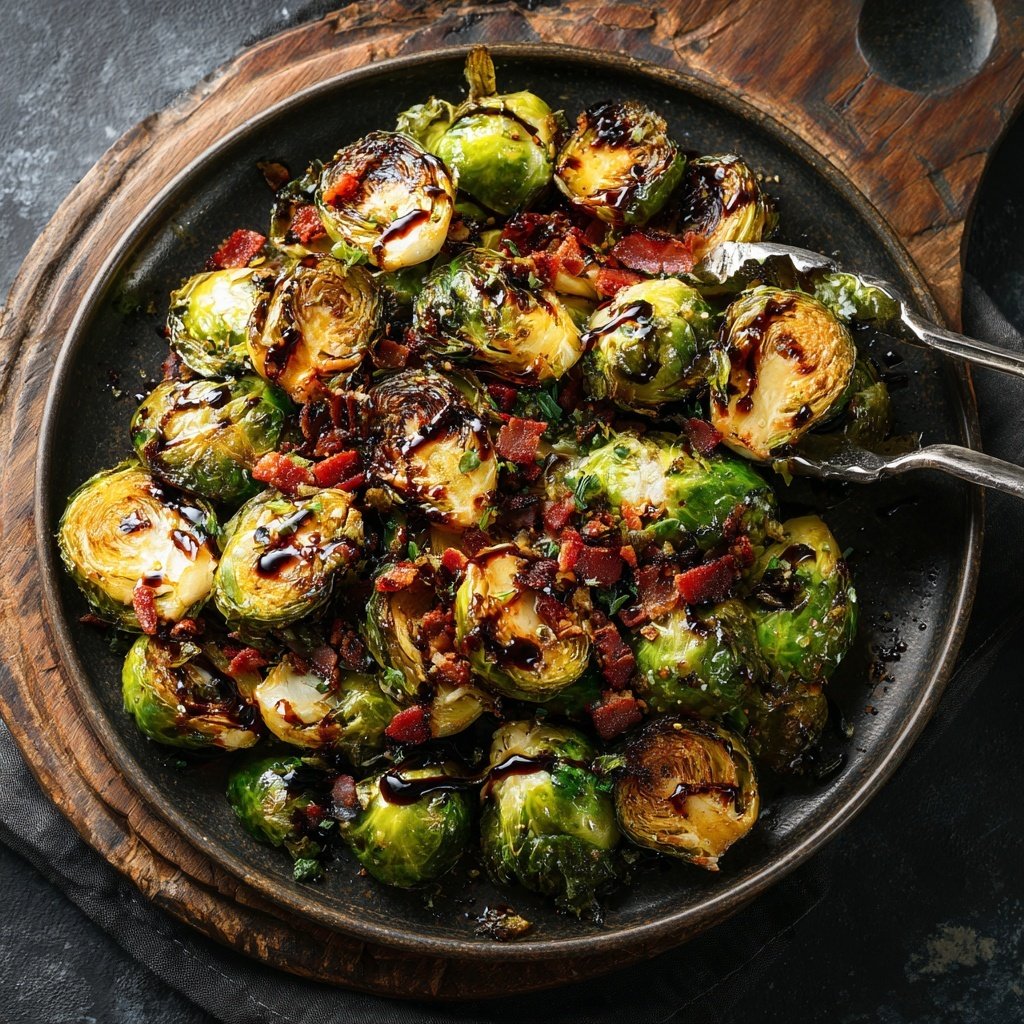 Roasted Brussels Sprouts With Bacon