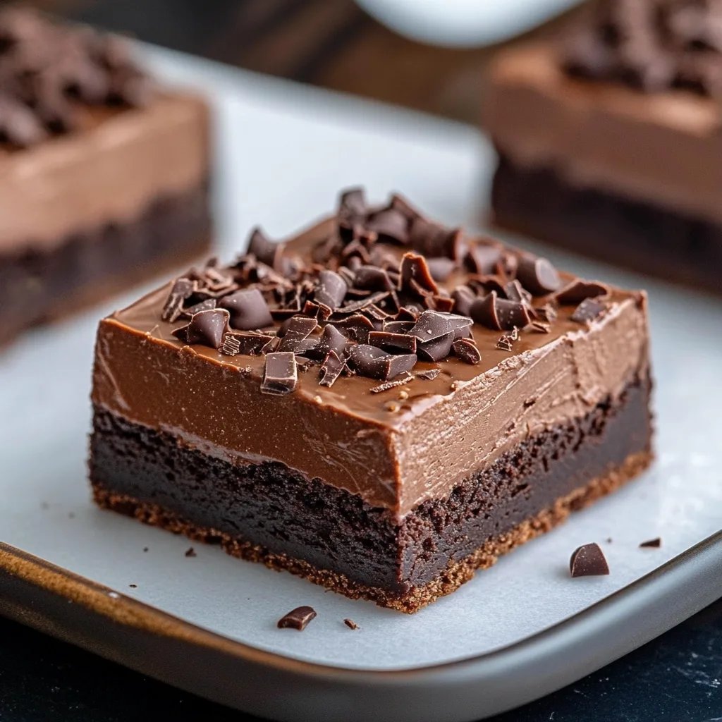 Chocolate Mousse Brownies