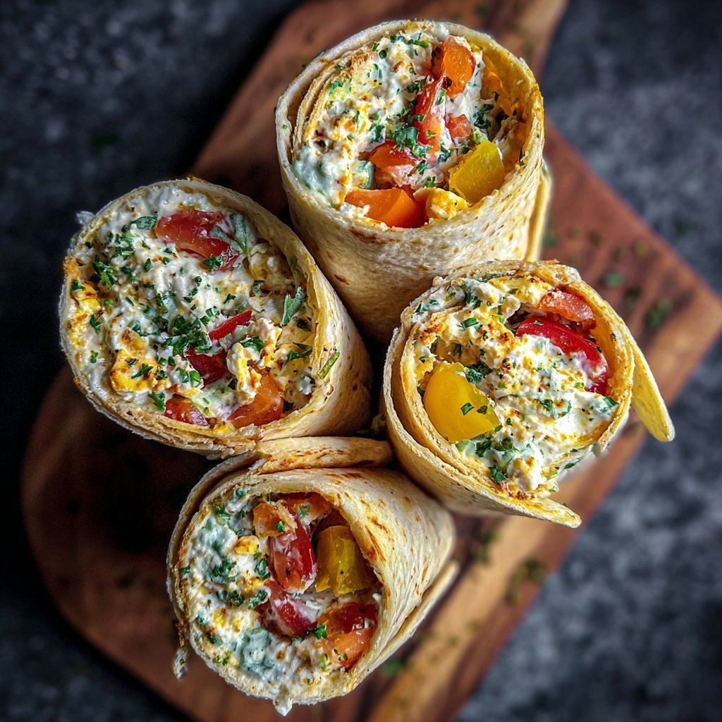 High Protein Cottage Cheese Wrap