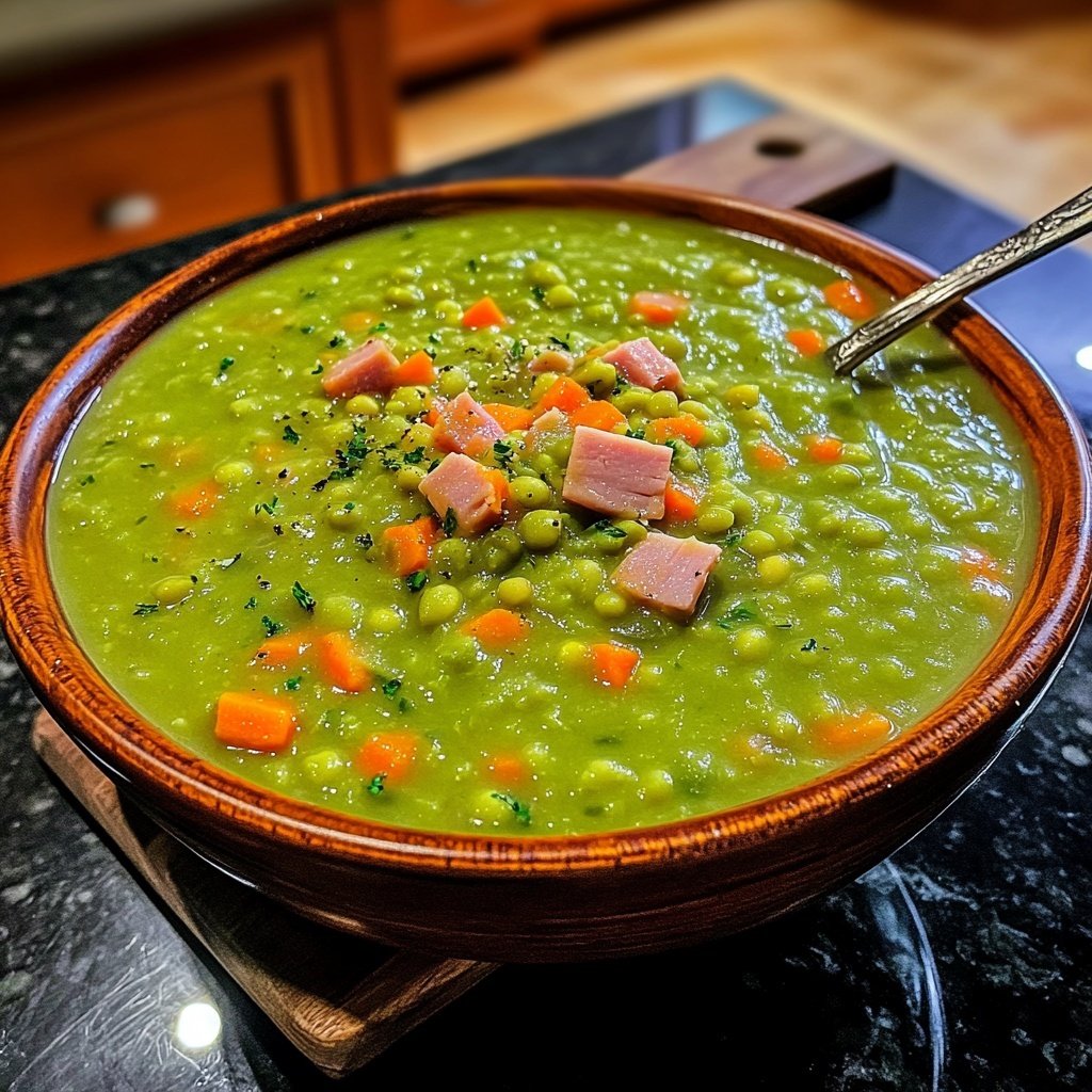 Healthy Crockpot Split Pea Soup