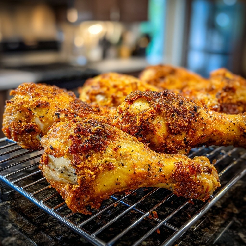 Crispy Oven Baked Drumstick Chicken