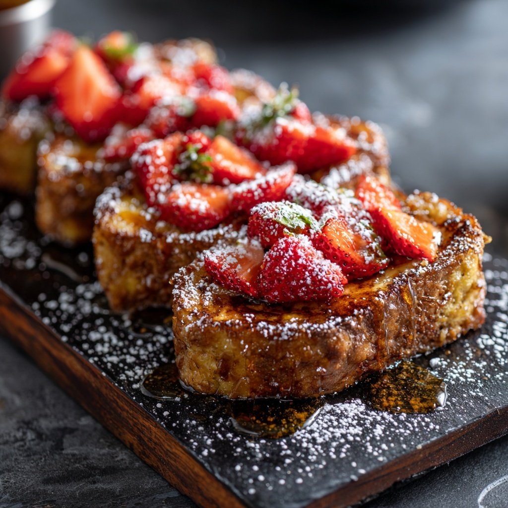 Spring Brunch Banana Bread French Toast