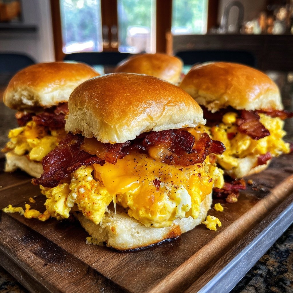 Crowd Friendly Breakfast Sliders