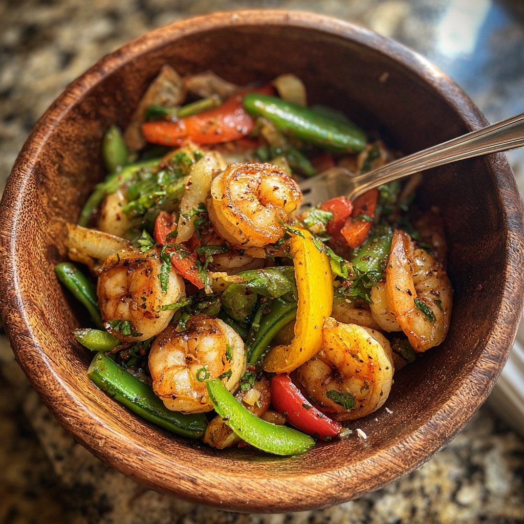 Easy Healthy Shrimp And Vegetable Bowl